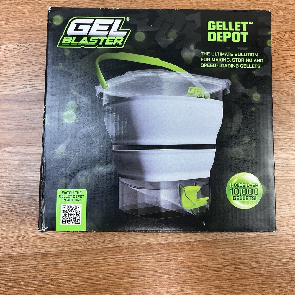 Gel Blaster Gellet Depot- Make, Store‎ and Speed-Load 10,000 Gellets NEW